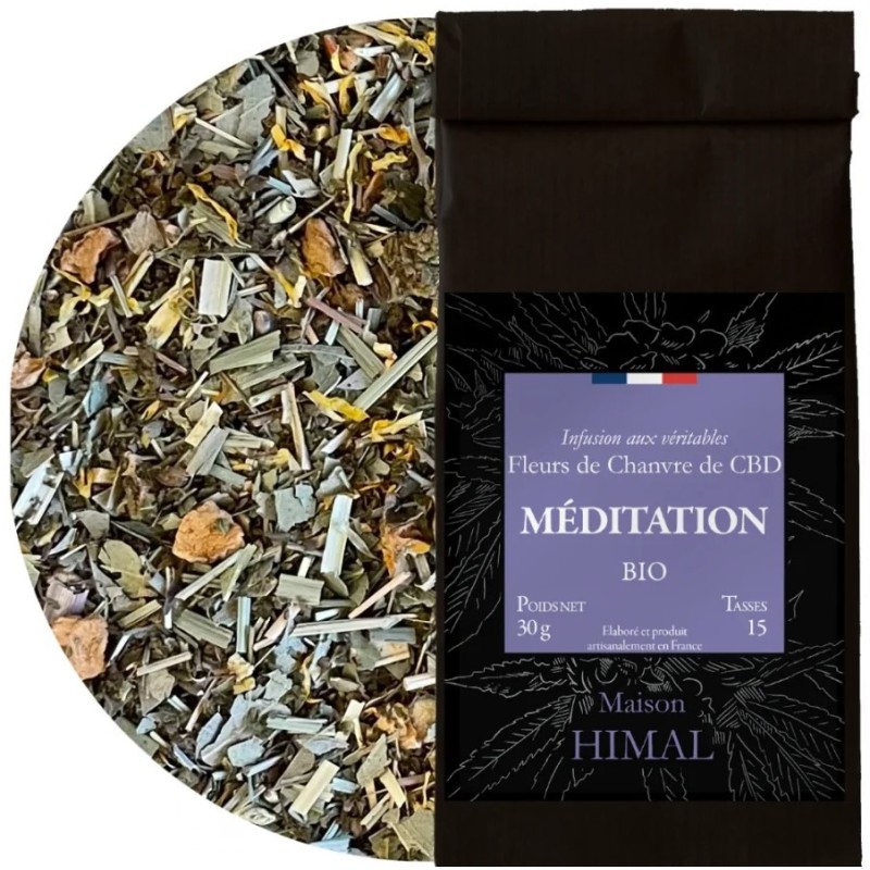 Infusion au Chanvre "Méditation" - Maison Himal - 30 Grammes