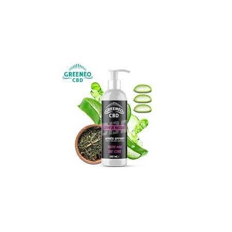 Crème de Massage Après Effort au CBD 1000mg - Greeneo