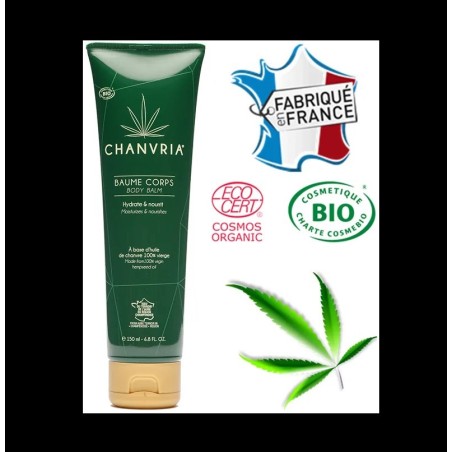 Baume pour le Corps à l'Huile de Chanvre - Bio - Chanvria