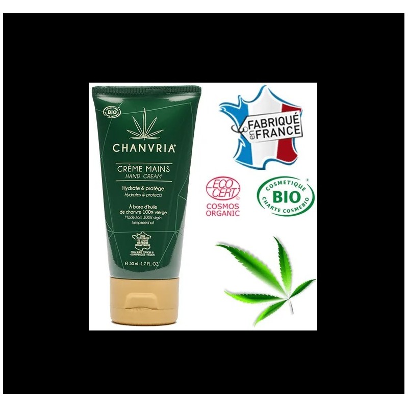 Crème pour les Mains à l'Huile de Chanvre - Bio - Chanvria