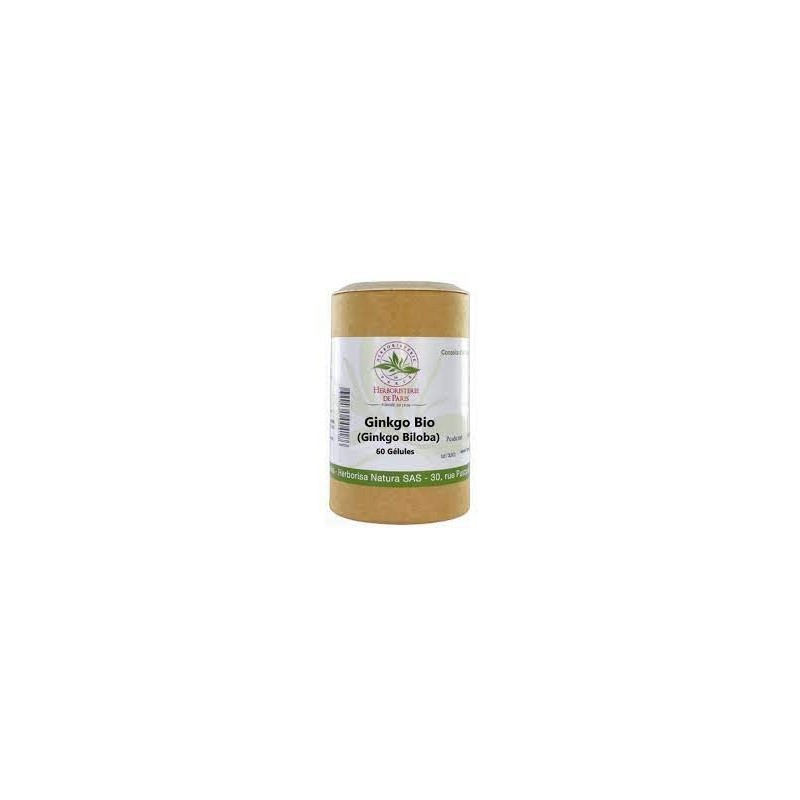 Ginkgo Biloba Feuille Bio - 60 gélules - Herboristerie de Paris