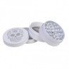 GRINDER METAL WHITE LEAF 45MM