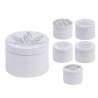 GRINDER METAL WHITE LEAF 45MM