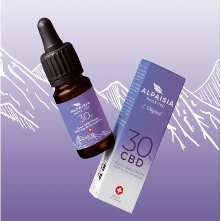 HUILE DE CBD 30% "ALPAISIA" FULL SPECTRUM