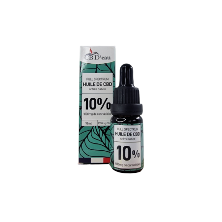 HUILE DE CBD 10% "CBDEAU" FULL SPECTRUM