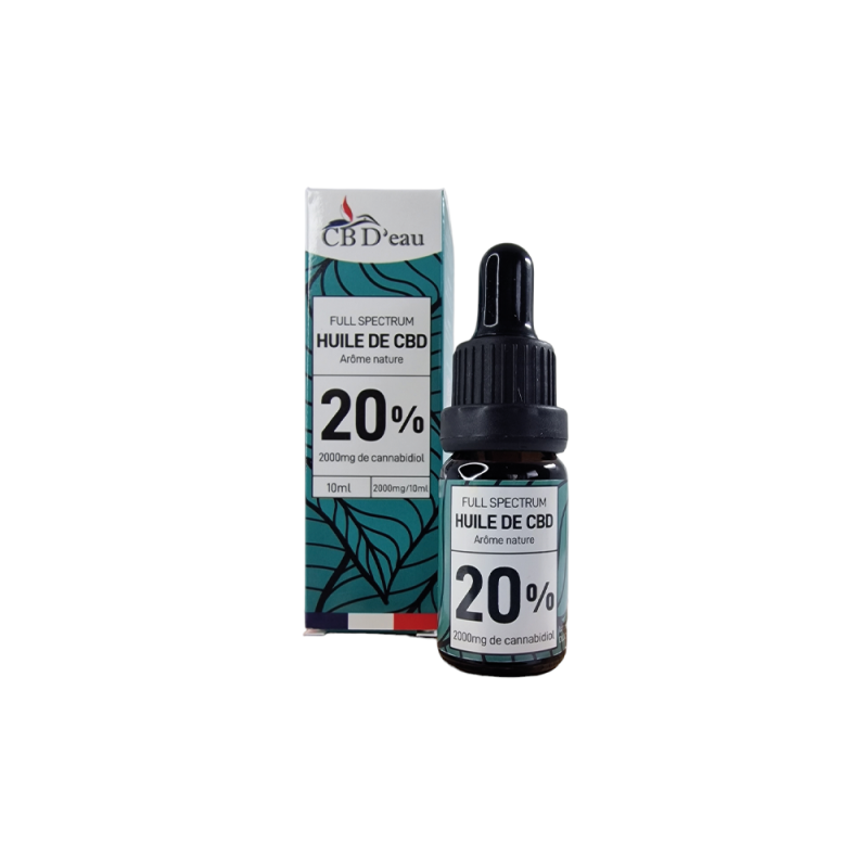 HUILE DE CBD 20% "CBDEAU" FULL SPECTRUM