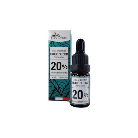 HUILE DE CBD 20% "CBDEAU" FULL SPECTRUM