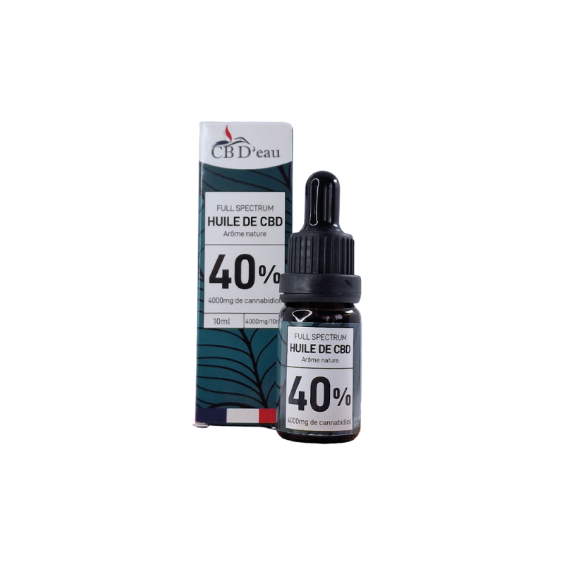 HUILE DE CBD 40% "CBDEAU" FULL SPECTRUM